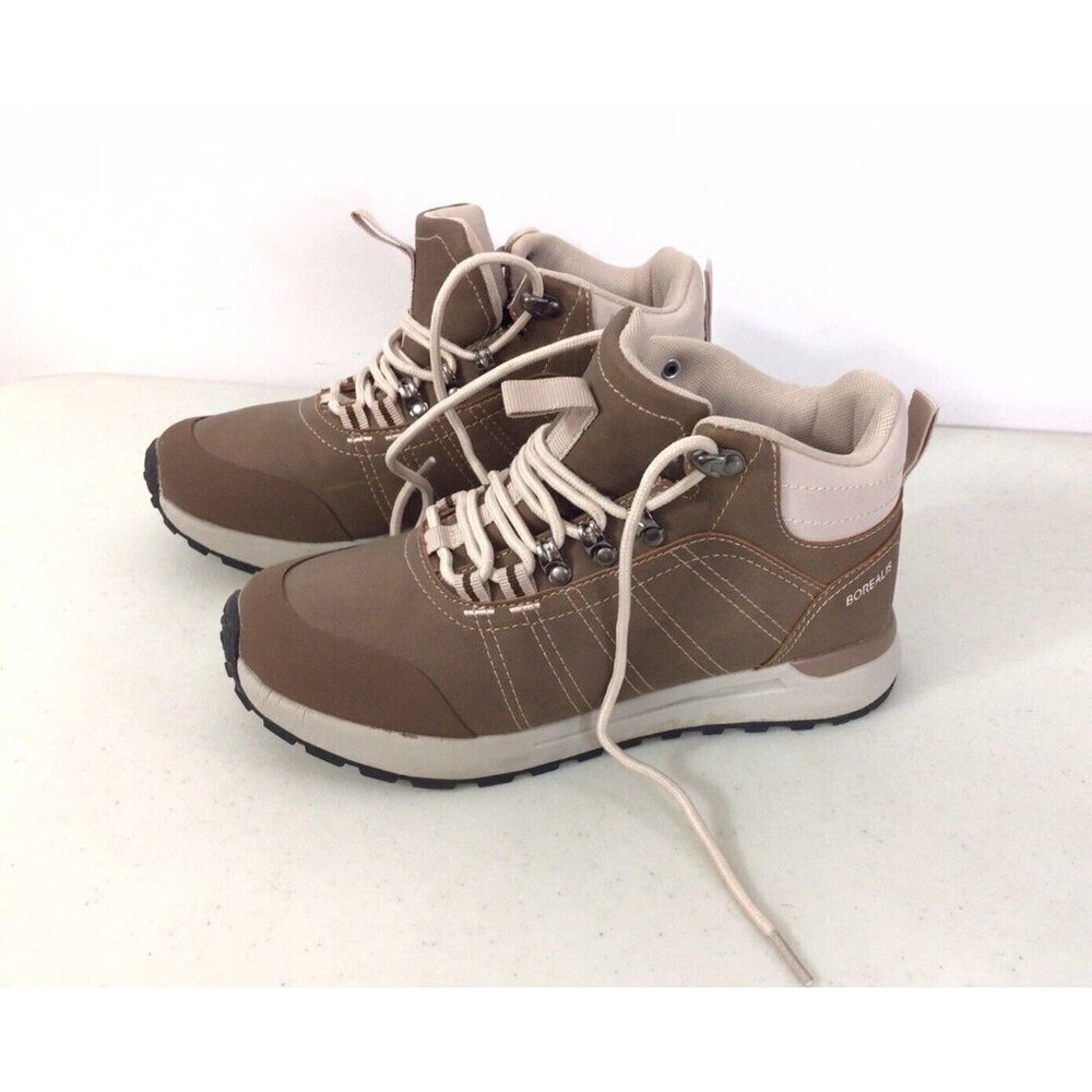 Borealis Leather Ankle Boots Winter Athleisure Womens 7